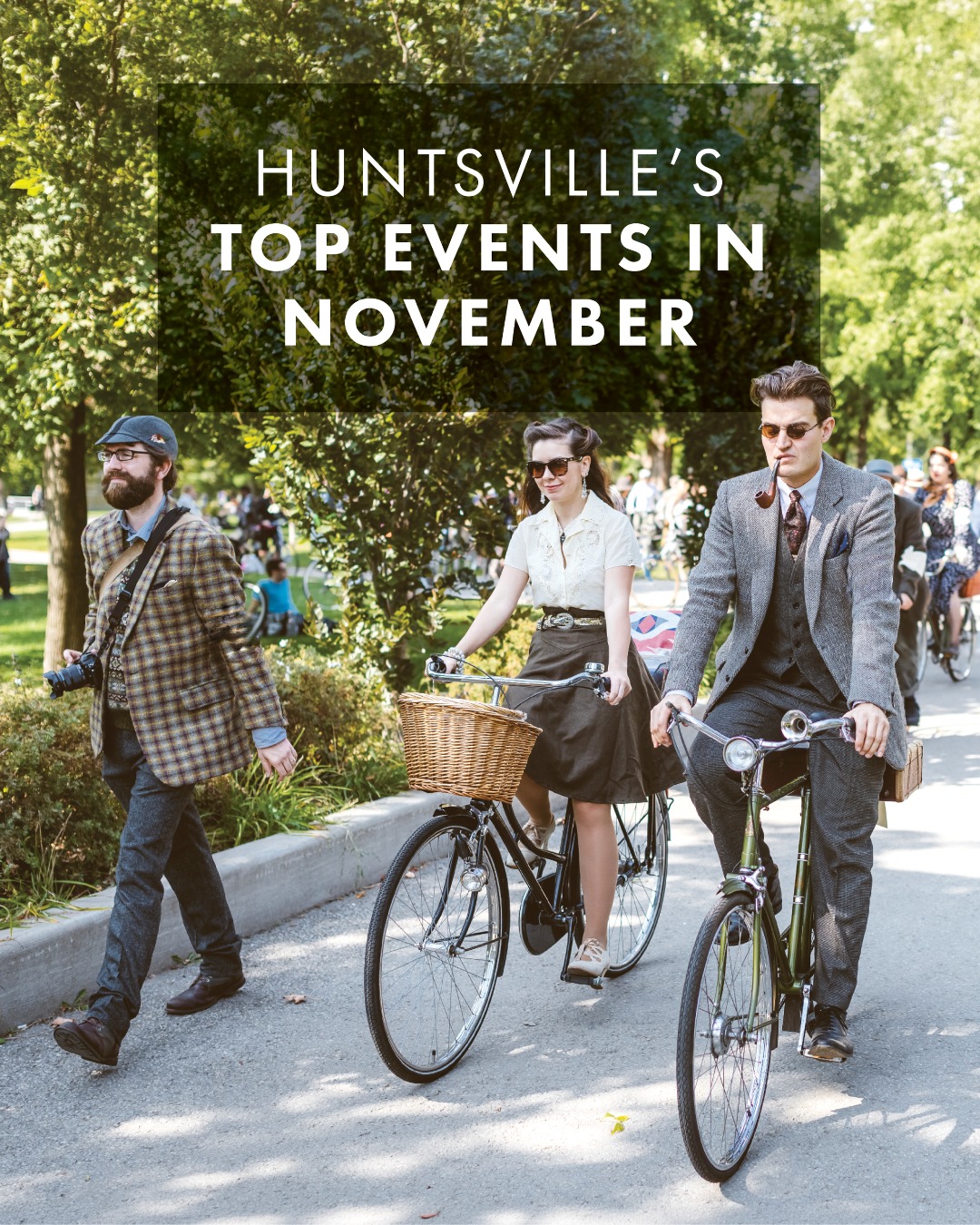 Looking for fun events in Huntsville next month? We’ve got you covered! Here are just a few of the events you can attend in November:

📕 The Great Big Book Festival
📍 @hmcplalabama
📅 November 7

🎁 Holiday on Gates
📍 Alabama Constitution Hall Park
📅 November 14

👟 TTT: Theatre Turkey Trot
📍 Ditto Landing
📅 November 26

Head to our website at the link in the bio for our full list of events and celebrations happening in November!
