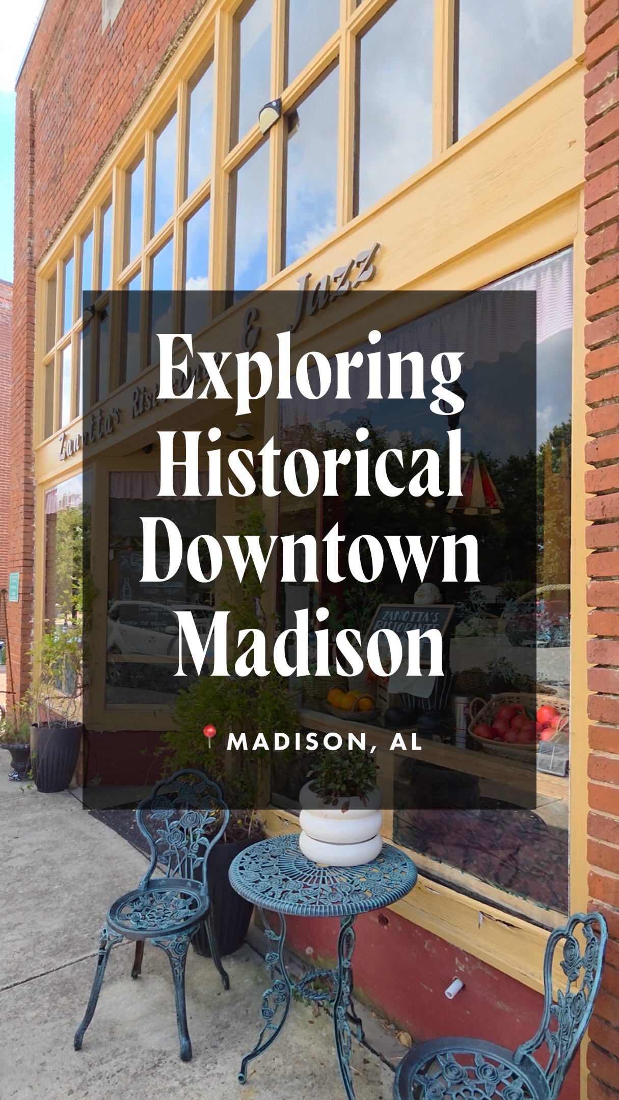 Next time you visit Historic Downtown Madison, consider adding these stops to your itinerary! Whether you are looking for entertainment, history, good eats, or shopping, you can find all of these within walking distance. Let us know what your favorite places are in Downtown Madison, and tag a friend you want to spend the day with trying new places! 

@zanottasristorante @lemonandlavendermadison @madisoncity_alabama @madisonalchamber