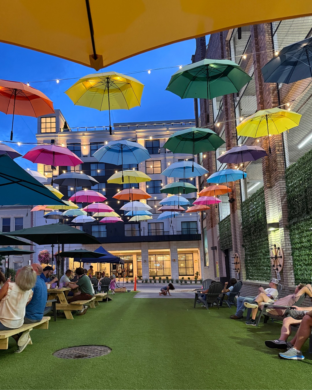 A colorful stroll through downtown awaits beneath the iconic umbrellas of Jefferson Alley. ☂️ This vibrant art installation has become one of Huntsville’s favorite photo spots and adds even more charm to the historic downtown district.