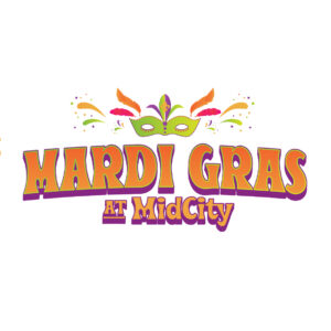 Mardi Gras at MidCity logo
