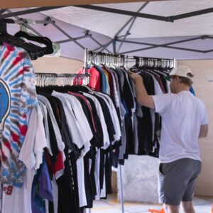 person doing shopping