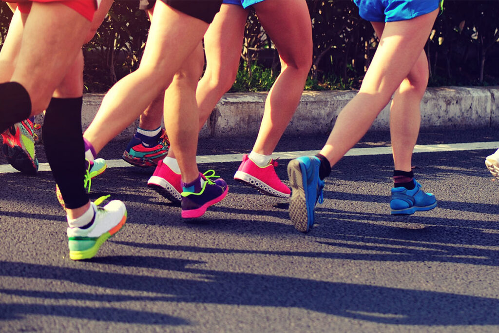 runners feet