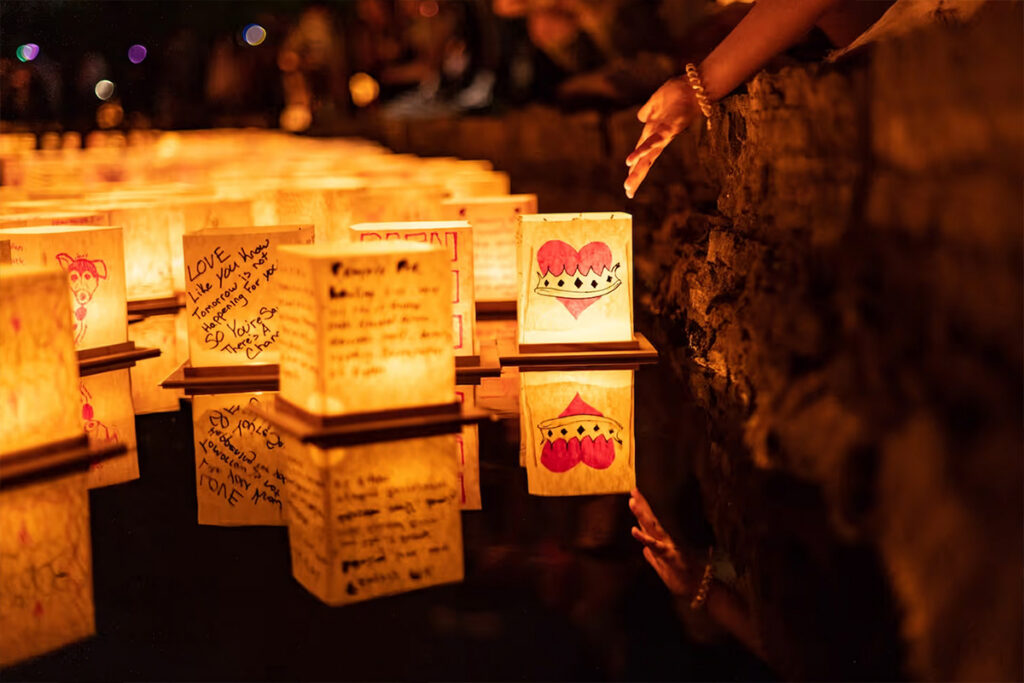 water lantern festival