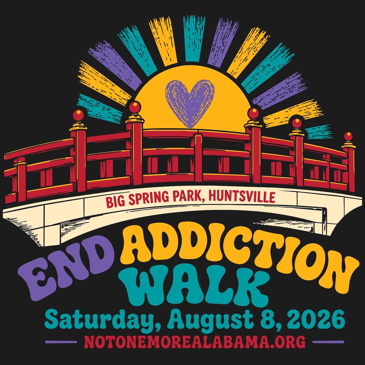 End Addiction Walk Graphic