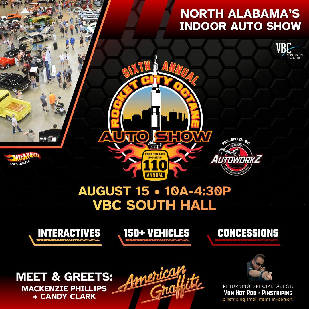 Octane Auto Show Graphic