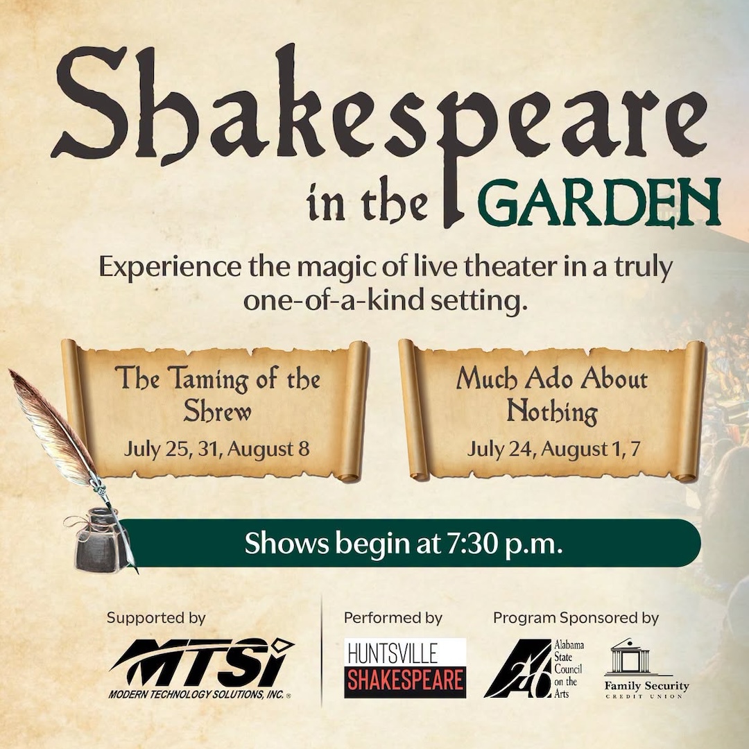 Shakespeare In The Garden Informational Graphic