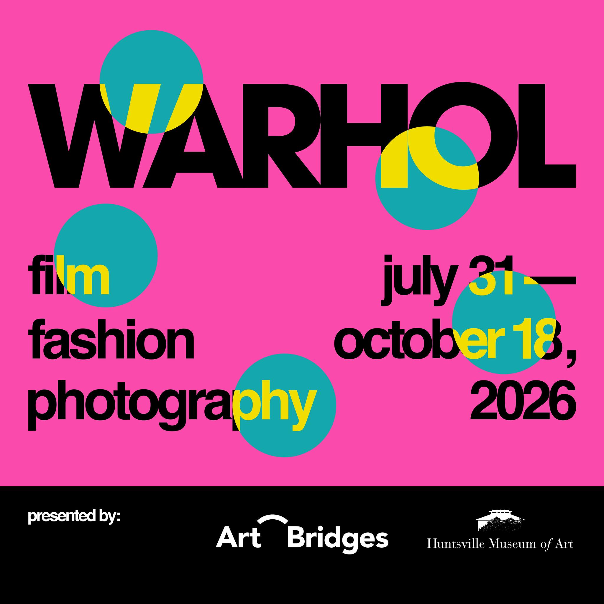 Warhol event graphic