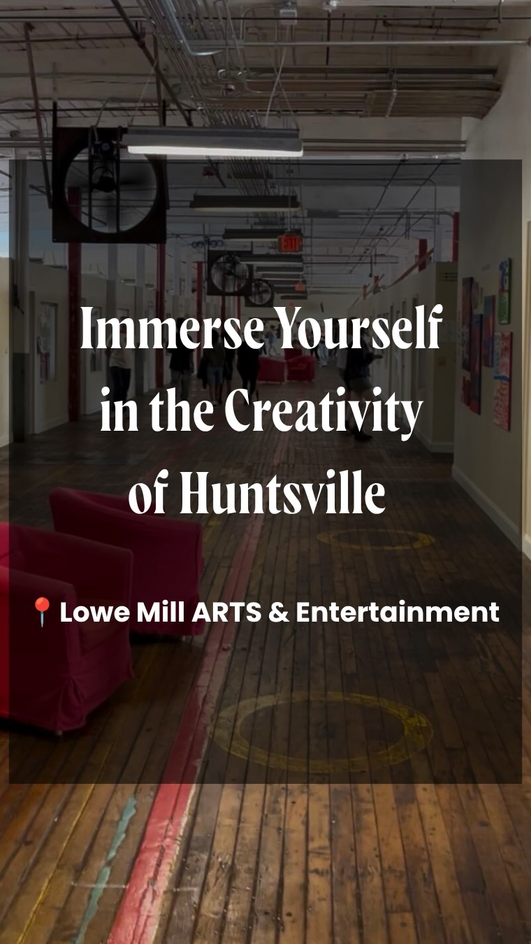 🤚 Show of hands – who is looking for their next adventure?

As the largest privately-owned arts facility in the United States, Lowe Mill Creative ARTS & Entertainment is the perfect spot to explore, shop, and learn! From dancing, painting, and sewing to antiques, musical instruments – including the only cigar box guitar store in the world – and more, no two studios are alike. You can even join classes if you’re interested in picking up a new creative hobby! 🎨 

Shared maker space | Art classes | Painting | Pottery | Sewing | Antiques | Cigar box guitar store | Trinkets | T-shirts | Fiber art | Plants | Makeup | Blacksmith | Pizza | Ice cream | Coffee | Arcade | Huntsville | Artist