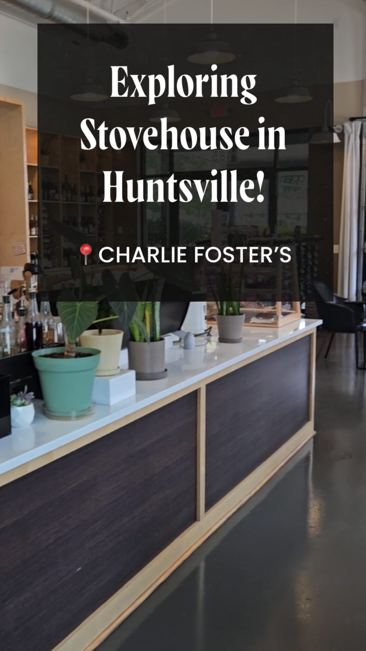 If you’re in the Huntsville area, check out @charliefostershsv and @stovehouse! Send this to someone you want to grab a coffee and explore Stovehouse with. ☕️