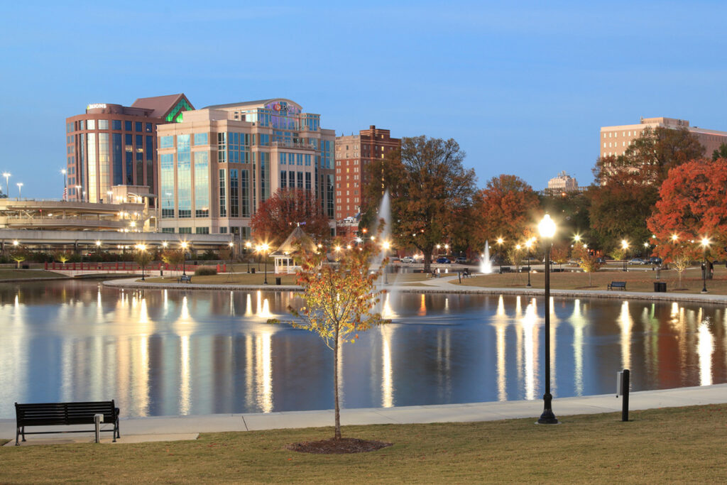 Huntsville in the fall