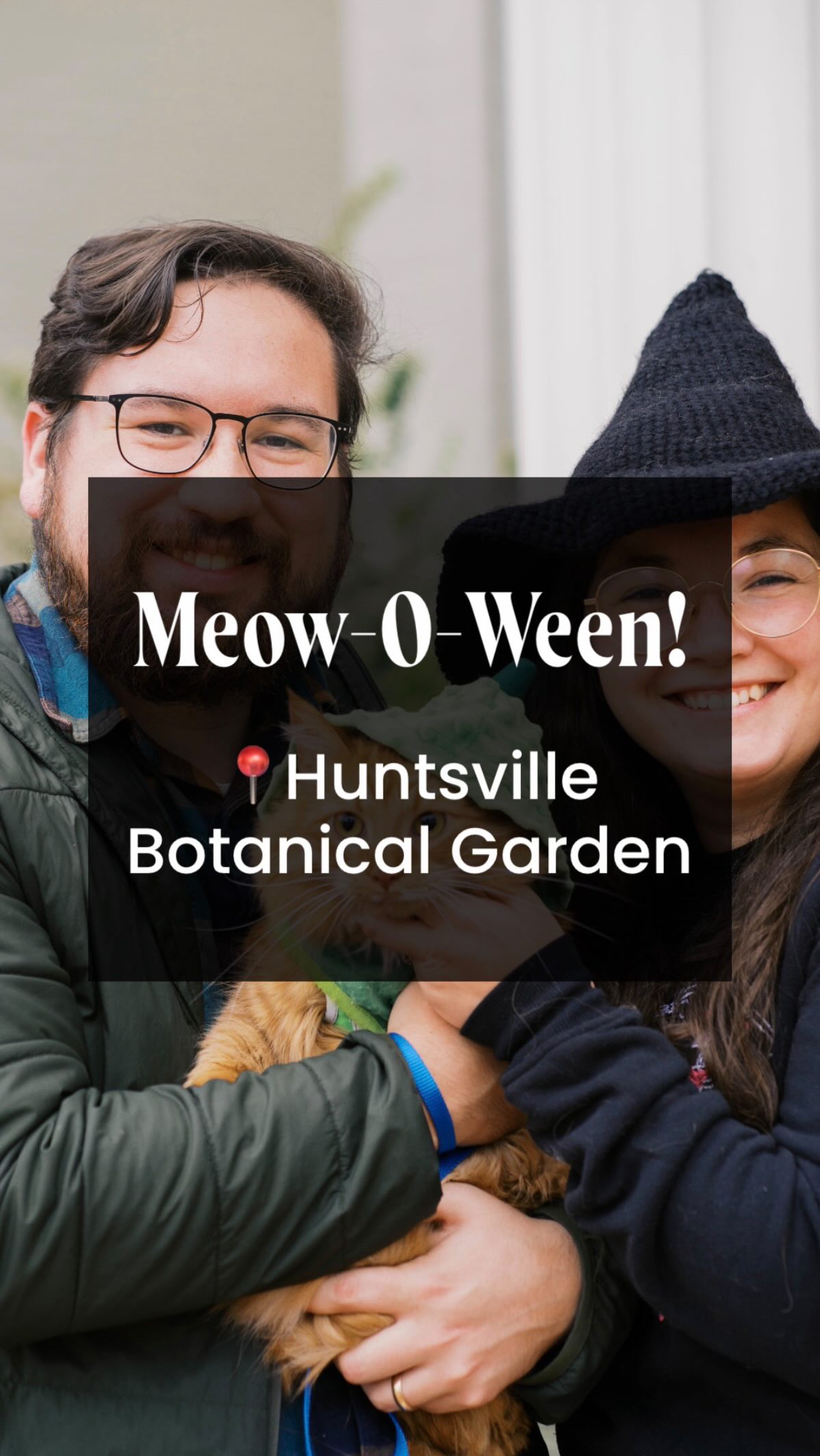 Did you know you can bring your feline friend to Meow-O-Ween at @hsvgarden? That’s right, you and your furry friend can dress up in Halloween costumes and stroll around the garden to take in the autumn seasonal beauty! Send this to a cat lover, and don’t miss out on this event, October 26, from 9 a.m. to 6 p.m.! 🎃 🐈‍⬛