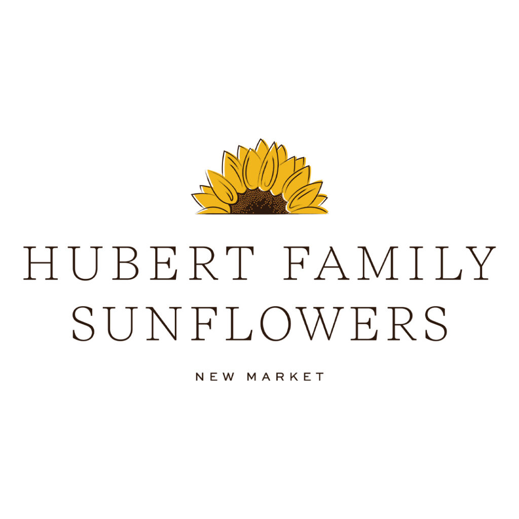 fall flower festival - hubert family sunflowers logo