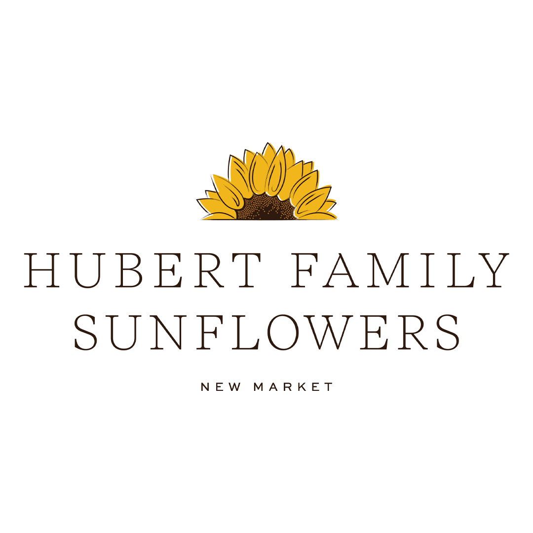 fall flower festival - hubert family sunflowers logo