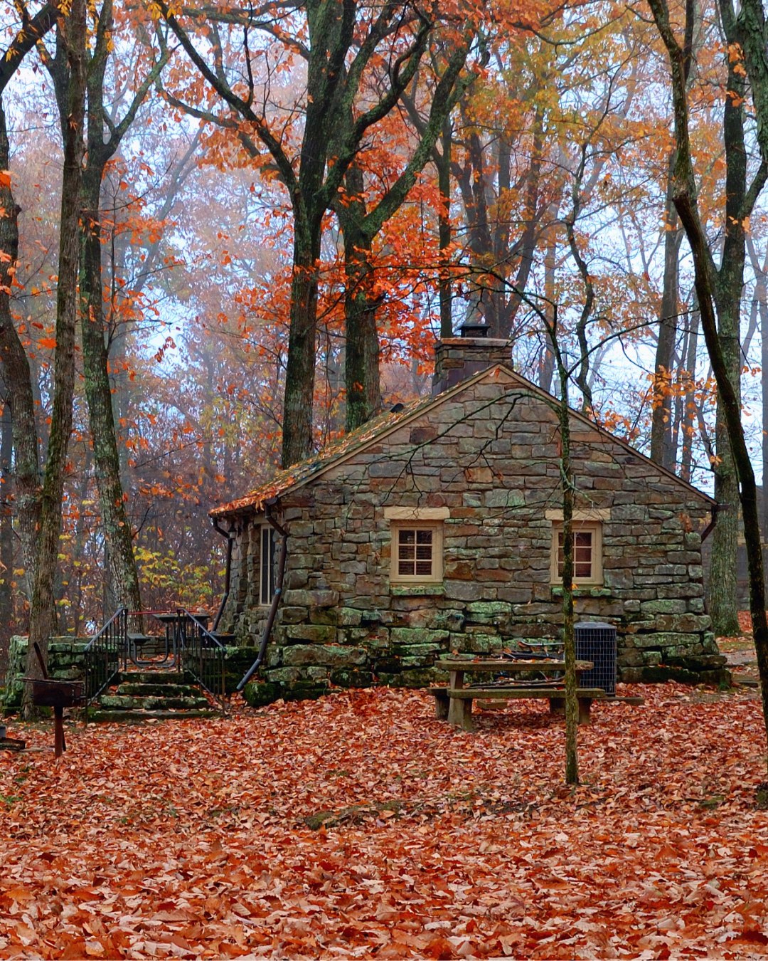 Fall feels right at home on Monte Sano Mountain. 🍁If you’re looking for a fall getaway, rent one of Monte Sano State Park's rustic cabins for a peaceful place to slow down and enjoy the season.